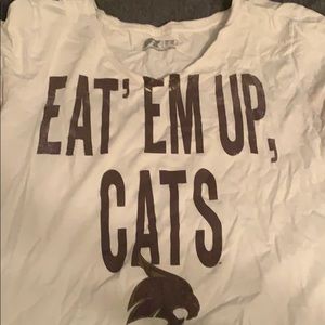 Texas State University white t shirt